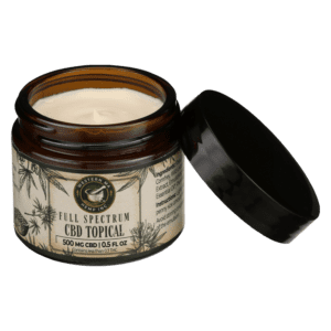 A strain specific CBD oil topical that quickly targets localized areas of discomfort. Made from organic shea butter and a blend of analgesic herbs.
