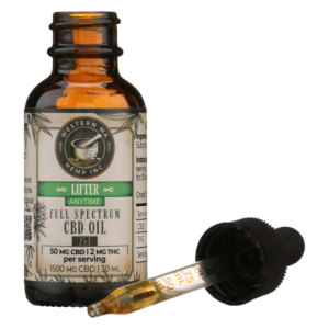 Lifter CBD Oil is an all day non-intoxicating alternative to marijuana. Sweet and funky terpenes are both uplifting and calming.
